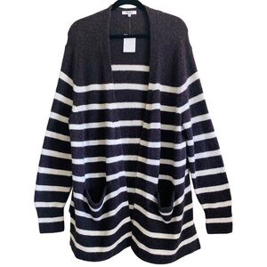 MADEWELL Supersoft Alpaca Blend Open Front Cozy Walker Sweater Cardigan Sz L NWT